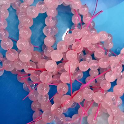 China 4mm 6mm 8mm 10mm Rose Quartz Natural Gemstone Natural Turquoise Beads for sale