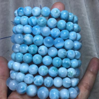 China Natural Turquoise Beads Regular Round Pieces Turquoise Make Wholesale for sale