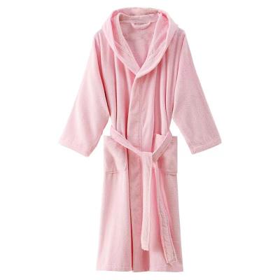 China Mens 100% Thermal Warm Bathrobe Hotel Spas And Hoodie Cotton Womens Couples Robe Pajamas for sale