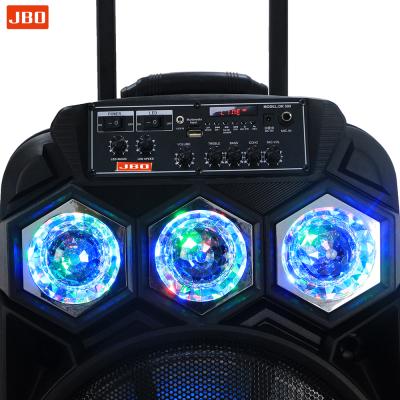 China No Horn BT RGB Portable Wireless Trolley Customized Disco Dancing Active Speaker Model Private Lighted for sale