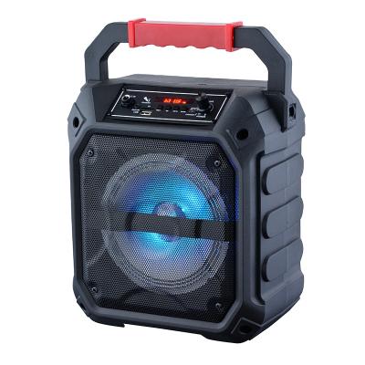 China OEM 6.5 Inch Colorful Lightweight Radio Active Outdoor Handle Portable BT Mini Speaker Wireless for sale