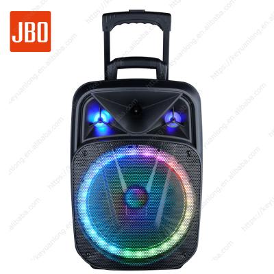 China Wholesale Active Wireless Buletooth Bass Cart Disco Light Dj Home Outdoor Portable Speaker for sale