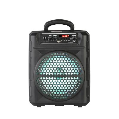 China Perfect Wireless Sound Customize DJ Box Grip Horn Led Active Loud Light Music BT Speaker for sale