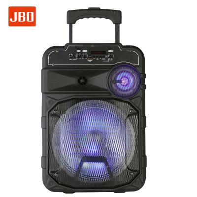 China OEM Wireless 8 Inch Fm DJ High Fidelity Party Buletooth Cart Rechargeable Active Outdoor Speaker for sale