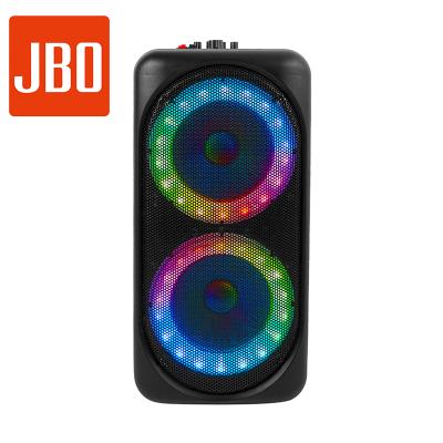 China No OEM Customized Disco Active Dancing Flash Horn Home Party Outdoor Portable Radio Buleetooth Led Light Speaker for sale