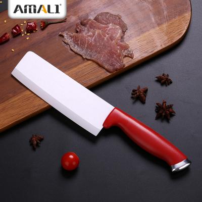 China Ready To Ship -6 Inch Kitchen Slip Handle Kitchen Chopper Knife Anti Cleaver Knife Ceramic Sharp Blade for sale