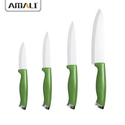 China Sustainable Ready To Ship-4PCS Kitchen Ceramic Knife With Sheath Kitchen Cooking Vegetable Tools Kitchen Knife Chef Knife for sale