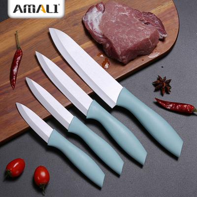 China Viable Ready To Ship - Amazon Knife Kitchen Japanese Zirconia Ceramic Chef's Knife Fruit Knife Pink Color Handle for sale