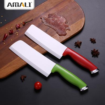 China 6 Inch Ceramic Chopper Knife Viable Sharp Blade Anti Slip Handle Kitchen Chopper Knife for sale