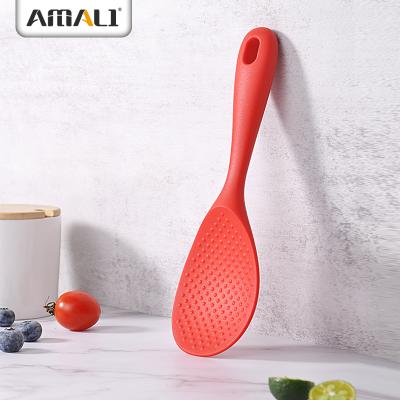 China Food Grade Silicone Rice Spoon Sustainable Heat Resistant Silicone Bakeware Silicone Bakeware Turner Cake Server for sale