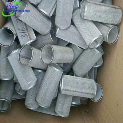 China Excellent Filtration Stainless Steel Wire Mesh Screen Filter Cylinder For Filtration for sale