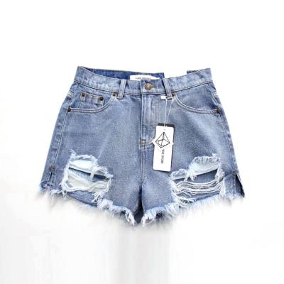 China Famous Brand Plus Size Ladies Shorts Pants Washed Ripped Womens Jeans Abbreviations for sale