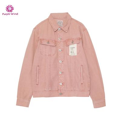 China Men's Denim Breathable Outerwear Jacket Wholesale Lattice Coat Pink Jackets for sale