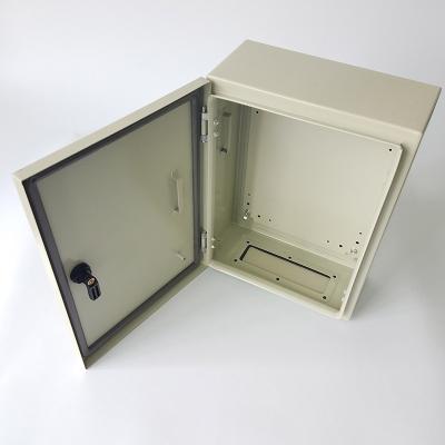 China Outdoor Electronic Equipment 400*300*150mm Custom Size IP65 Waterproof Metal Electrical Junction Box for sale