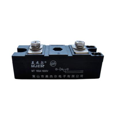 China Industrial Half Thyristor Module MT160A Heating Thyristor Module MT160A1600V Single Phase Welding Control Module for sale