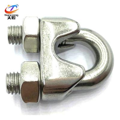 China Heavy duty molded stainless steel wire rope clip for sale