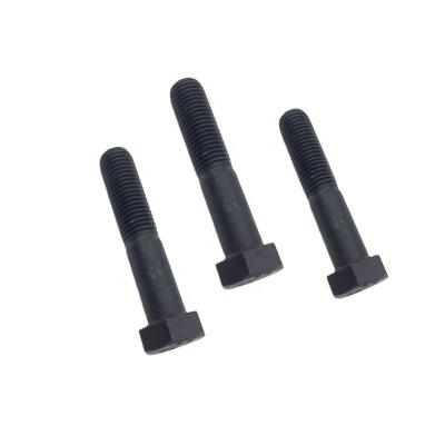 China Steel Hex Bolts DIN 931 Black Oxide GRD 5.8 for sale