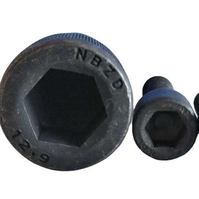 China DIN912 Steel Hex Socket Head Bolt M8-64 Black Oxide / Galvanized for sale