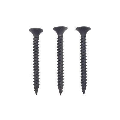 China Black High Strength Flat Thread Drywall Coarse Screw for sale