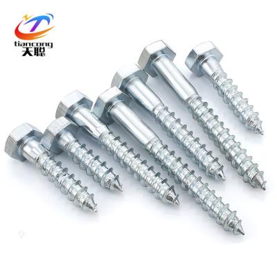 China HEW Good OEM Supply Price Series Galvanized Carbon Steel Hex Head Screw Tapping Available for sale