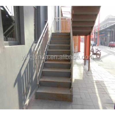 China Traditional Metal Scaffolding Exterior Residential Steel Stairs for sale