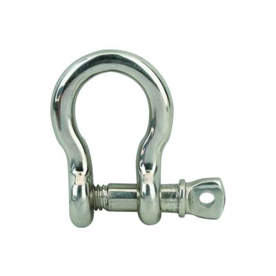 China High Selling Heavy Industry Polished Steel Bow And D Shape 4mm Shackle for sale