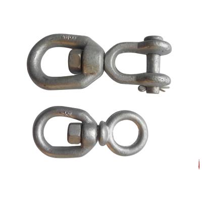 China Carbon Steel Steel Chain Lifting Eyes Swivel Jaw End Swivels Marine Hardware for sale