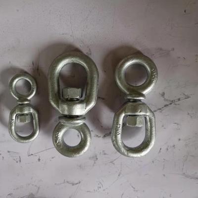 China US Type Stainless Steel Eye Chain Swivel Swivel Carbon Steel Double Snap Hooks for sale