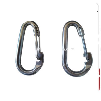 China High Quality ISO9001 Stainless Steel ODM Carabiner Spring Snap Hook 3/16