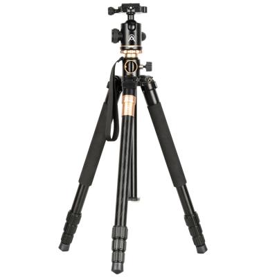 China Selling Product Arcury TP03 PORTABLE Top Aluminum 3-Section Tripod With Column LED Horizontal Tripod Mobile Phone Tripod for sale