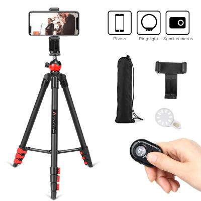 China Arcury TP04B New Product Mobile Phone Aluminum Alloy Portable Tripod Ball Mobile Phone Tripod Main Stand for sale