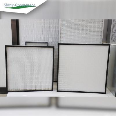 China Coarse Efficiency Pleated Filter Ventilation F9 HEPA Filter 3200m3/H for sale