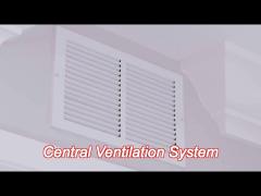 hvac central ventilation system 600m3/h central air purifier for commercial home