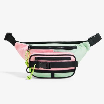 China Waterproof Custom Technics Recycle Kids Waist Material Bum Purse Girls Fanny Pack Kids Belt Bag for sale