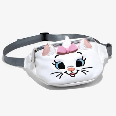 China Water Proof Custom Cute Cartoon Cat Girls Belt Waist Bag Purse Children Fanny Pack For Girls for sale