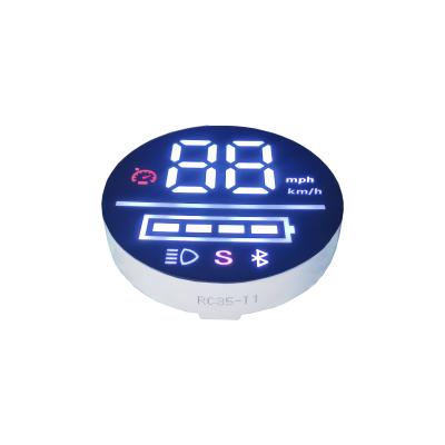 China O diodo emissor de luz circular feito sob encomenda da cor branca brilhante super indica o diâmetro de 35mm para Electromobile à venda