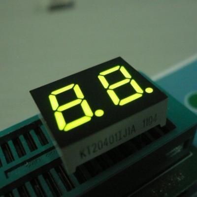 China Green Small Custom Two Digit 7 Segment Led Display  For Instrument Panel 0.4 Inch for sale