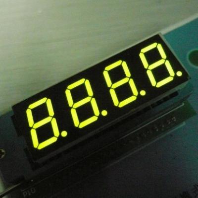 China 350mm Continuous Green Four Digit 7 Segment LED / Electronic Display Board for sale