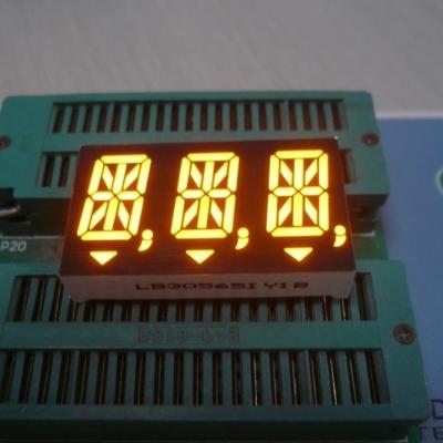 China Pantalla LED estupenda del segmento del dígito 14 del ámbar 3 0,56 pulgadas para el indicador de Digitaces en venta