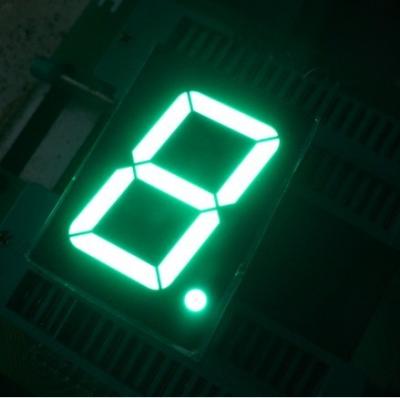 China Seven Segment Display Common Anode / Pure - Green 1.5