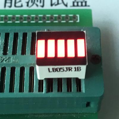 China RED color  Anode five segment led light bar segment led display for battery for sale