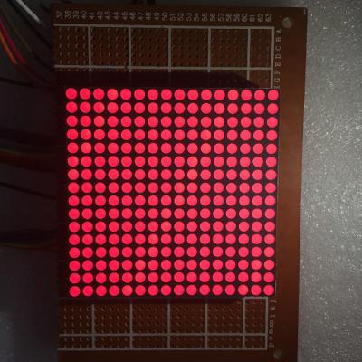 China Indoor/Outdoor Lighting Common Cathode 3mm Yellow LED Dot Matrix Display 18 PIN for sale