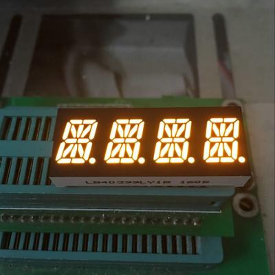 China Three Digit Alphanumeric LED Display 20mA Current Consumption Through Hole Mounting Type Bright and Clear Display for sale