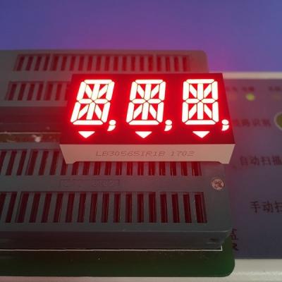 China 0.56 Inch 14 Segment Led Display common anode Super bright green For instrument panel for sale