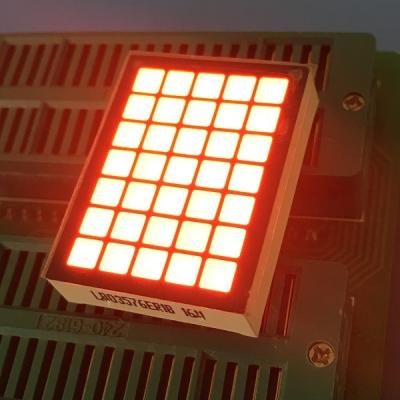 China Super Bright Red Square DOT Matrix LED Display 5*7 for Lift Floor Number Indicator for sale