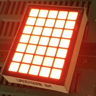 China Square DOT Matrix LED Display Super Bright Red 5*7 for Lift Floor Number Indicator for sale