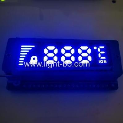 China Ultra Thin Customized White Color 7 Segment LED Display Common Anode For Temperature Controller for sale