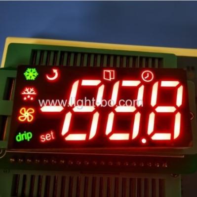 China Customized Multicolour Triple Digit 7 Segment LED Display Module For Refrigerator Control Panel for sale