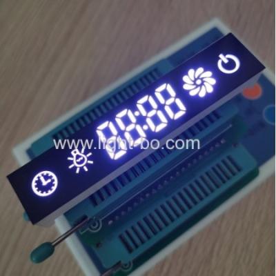 China Modulo de pantalla LED de 7 segmentos azul/verde/rojo personalizado para interruptor de control de capuchas de cocina en venta