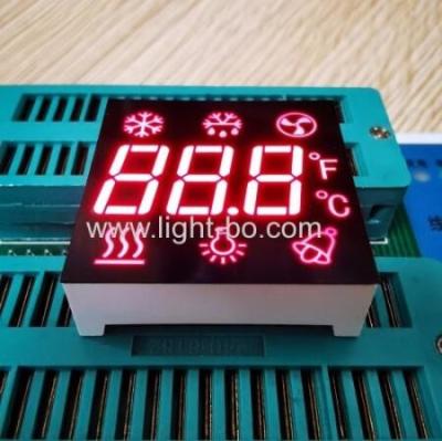 China Ultra Red Customized Triple Digit 7 Segment LED Display Common Anode For Refrigerator Control for sale